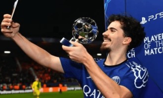 26岁的他成大师候选人：巴黎夺取欧冠的功臣，葡萄牙运筹帷幄之本