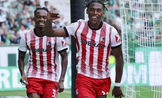 3-0，32岁格里福一传一射，德甲第13掀翻德甲第9，迎来了2连胜