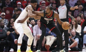 杜兰特30+7谢泼德18分米切尔16+6 火箭轻取骑士